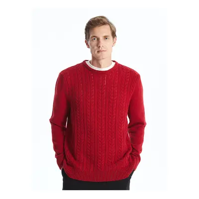 LC Waikiki Lw - Crew Neck Long Sleeve Men's Knitwear Sweater