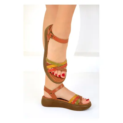 Soho Multi Genuine Leather Women's Sandals