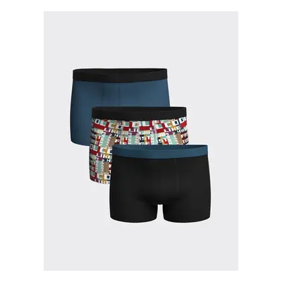 LC Waikiki Standard Mold Flexible Fabric Men's Boxer 3-Piece