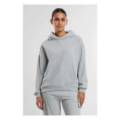 Dámská mikina s kapucí Terry Oversized Hoodie šedá