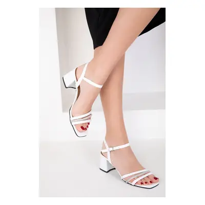 Soho White Women's Classic Heeled Shoes