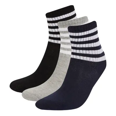 DEFACTO Boy's 3-Piece Cotton Long Socks