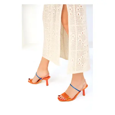 Soho Orange Women&#39;s Classic Heeled Shoes