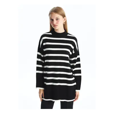 LC Waikiki Lw - Crew Neck Striped Women's Knit Tunic