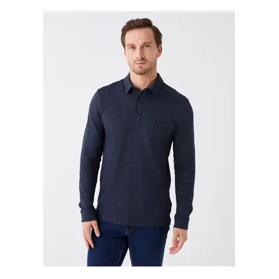 LC Waikiki Polo Neck Long Sleeve Men's Sweatshirt