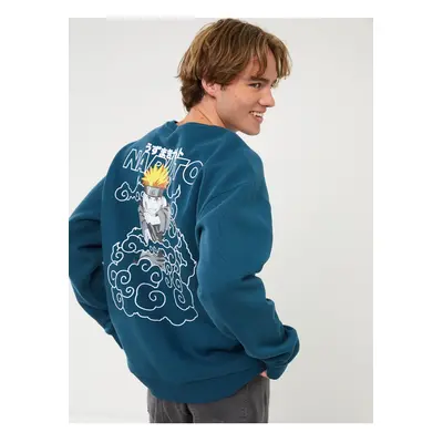 LC Waikiki Crew Neck Long Sleeve Printed Men's Sweatshirt