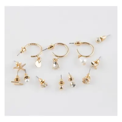 DEFACTO Woman's 12-Piece Gold Earrings