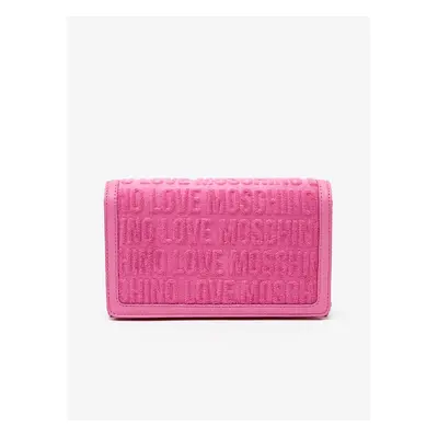 Růžová dámská crossbody kabelka Love Moschino - Dámské