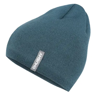 Pánská merino čepice HUSKY Merhat dark turquoise