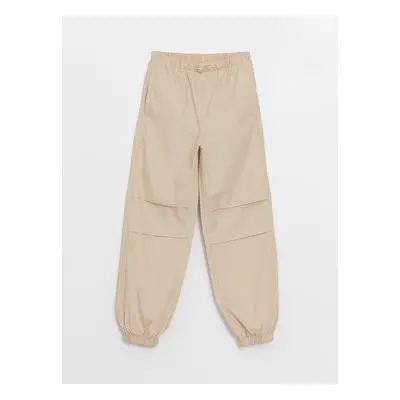 LC Waikiki Basic Girl's Trousers with Elastic Waist