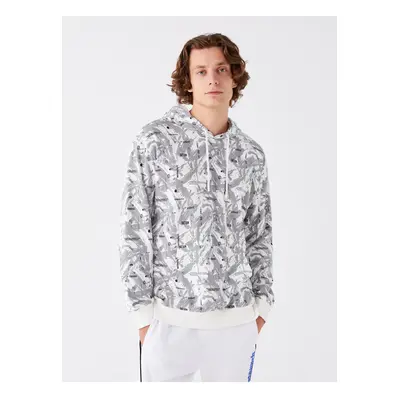 LC Waikiki Long Sleeve Printed Men's Hoodie