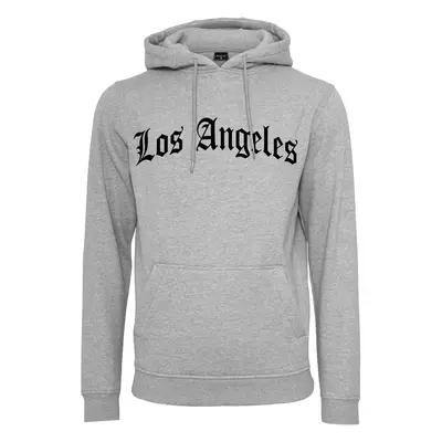 Los Angeles text Hoody heather grey