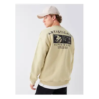 LC Waikiki Crew Neck Long Sleeve Printed Men's Sweatshirt