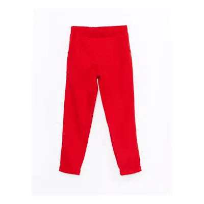 LC Waikiki Basic Girl's Trousers with Elastic Waist