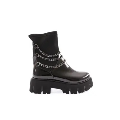 DGN Es806 Women's Thick Chain Accessory Boots.