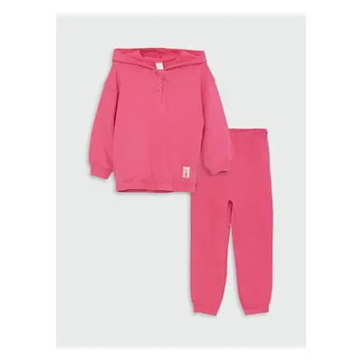 LC Waikiki Lcw Hooded Baby Girl Tracksuit Set