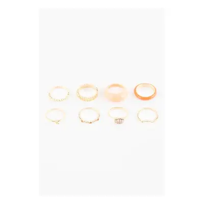 DEFACTO Women's Colorful Rings