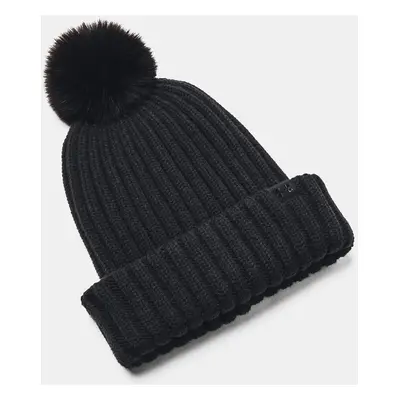 Dámská čepice Under Armour W Halftime Pom Beanie-BLK - Dámské