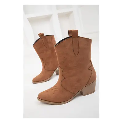 Soho Tan Suede Women's Boots & Bootie