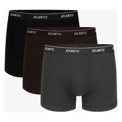 Pánské boxerky ATLANTIC 3Pack - vícebarevné