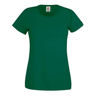 Green Women's T-shirt Lady fit Original Fruit of the Loom