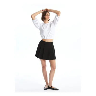 LC Waikiki Lcw Women's Waist Zippered Plain Skirt