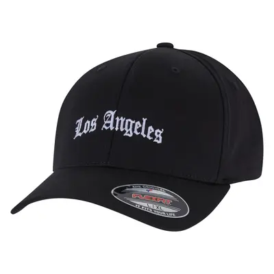 Los Angeles Flexfit Wooly Combed blk/blk