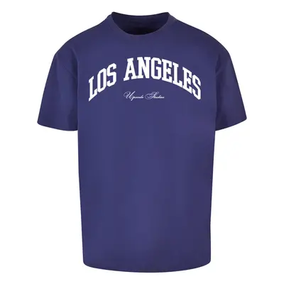 L.A. College Oversize tričko lightnavy