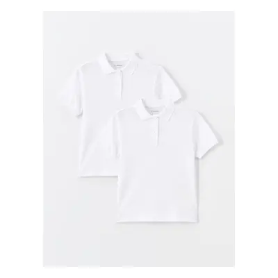 LC Waikiki Lcw Polo Collar Basic Short Sleeve Boy's T-Shirt Pack of