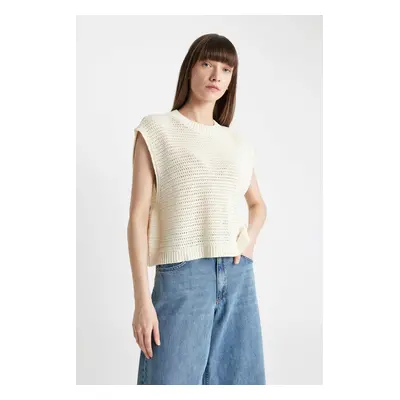 DEFACTO Relax Fit Sleeveless Sweater