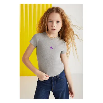 QUARTZ-GRM24021 95%cotton 5%elastane Girls' tshirt Grimelange T-Shir