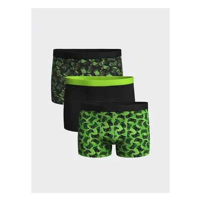 LC Waikiki Standard Mold Flexible Fabric Men's Boxer 3-Piece