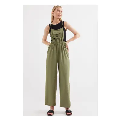 Bigdart Strappy Gardener Overalls - Khaki