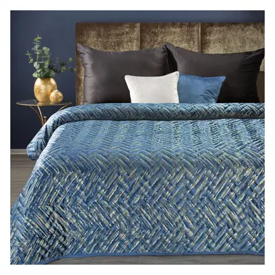 Eurofirany Unisex's Bedspread Navy Blue