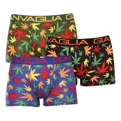 3PACK pánské boxerky Gianvaglia vícebarevné