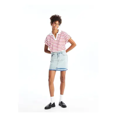 LC Waikiki Slim Fit Women's Jean Skirt