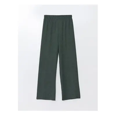 LC Waikiki Lcw Elastic Waist Textured Wide Leg Women's Trousers