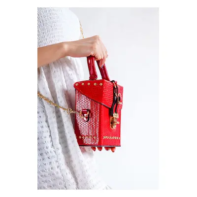 Capone Outfitters Capone Venezia Women's Red Clutch & Shoulder Bag