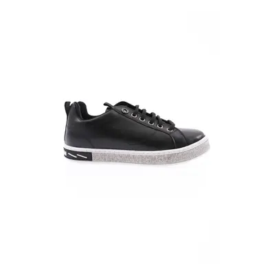 DGN Women's Furry Sneakers Shoes Black