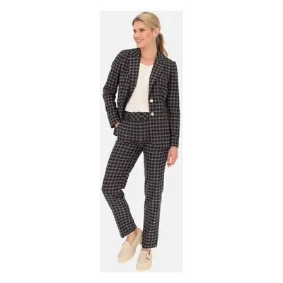 Potis & Verso Woman's Trousers Max Navy Blue