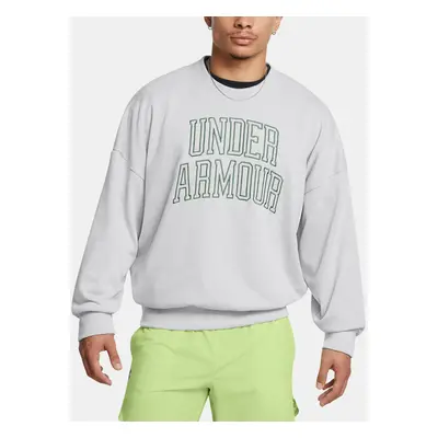 Pánská mikina Under Armour UA Icon HWT Terry OS Crew-GRY - Pánské