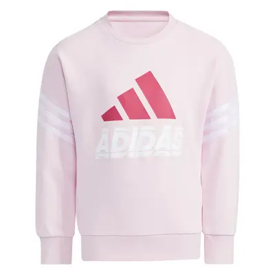 Dětská mikina adidas Graphic Crew Neck Clear Pink