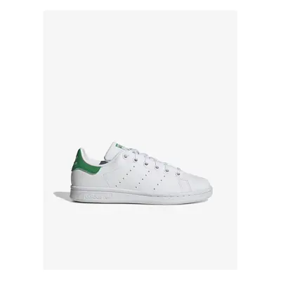 Bílé dětské tenisky adidas Originals Stan Smith J - Kluci