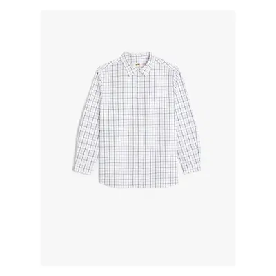 Koton Long Sleeve Shirt Cotton Buttoned Classic Collar