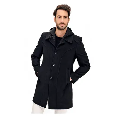 PLT8366 DEWBERRY MEN'S COAT-BLACK