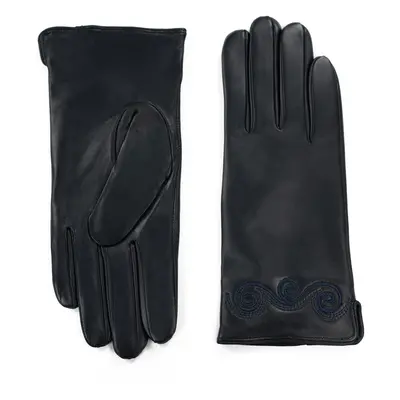 Art Of Polo Woman's Gloves rk23389-7 Navy Blue