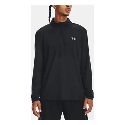 Under Armour Tričko UA SEAMLESS STRIDE 1/4 ZIP-BLK - Pánské