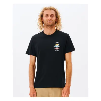 Tričko Rip Curl SEARCH ICON TEE Black