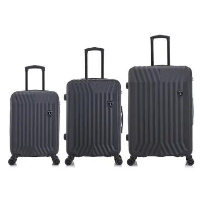 Semiline Unisex's 3-in-1 ABS Suitcases Set T5854-0