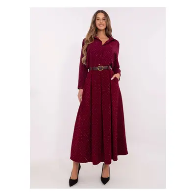 Skirt-DHJ-SD-19720-1.32-burgundy